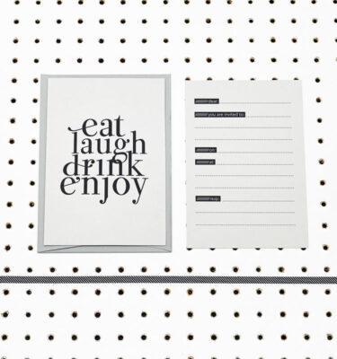 'Enjoy' Party Invites Pack of 8