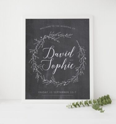 Wedding Welcome Poster